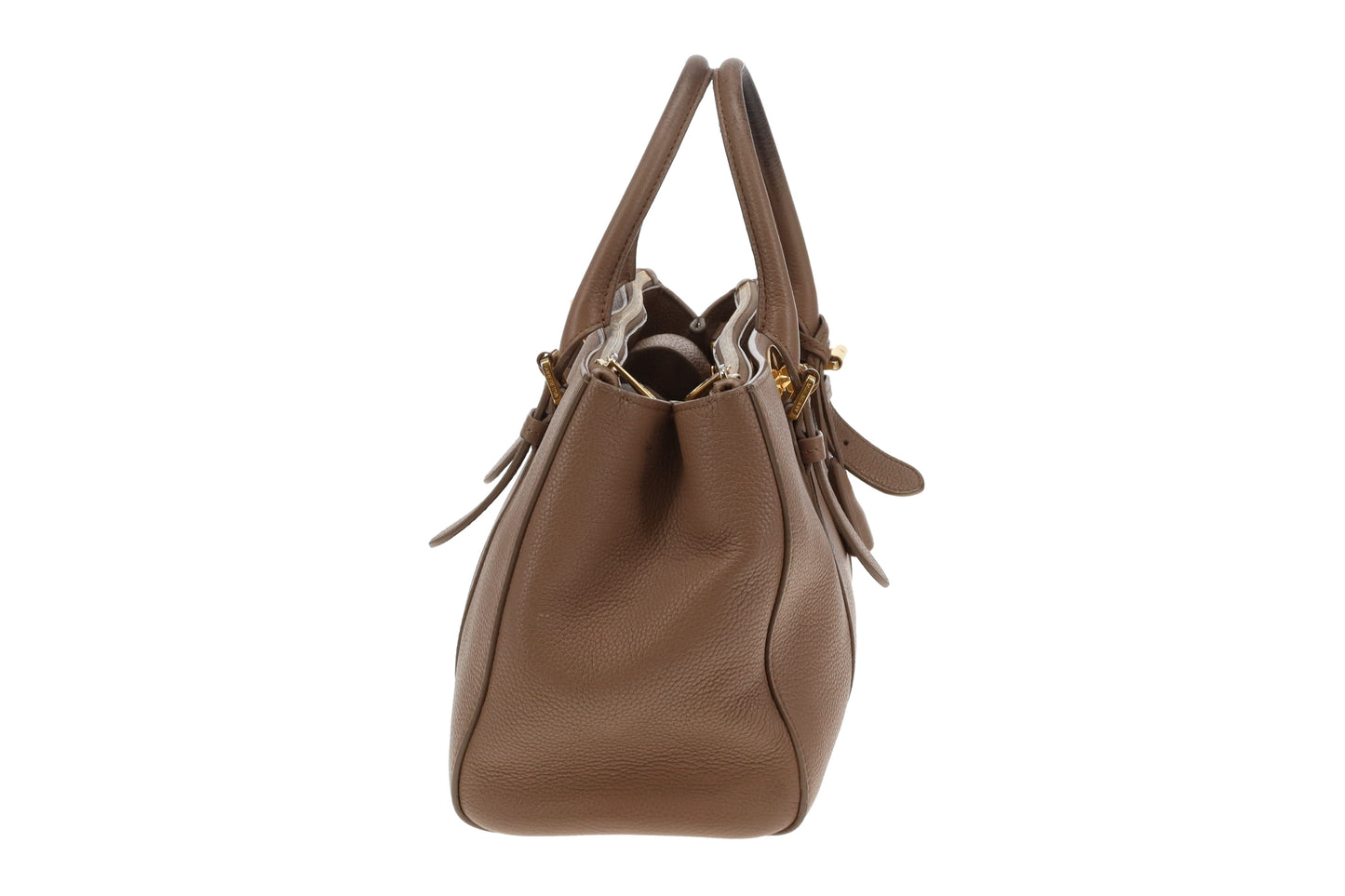 Mulberry Double Zip Bayswater Small Taupe GHW