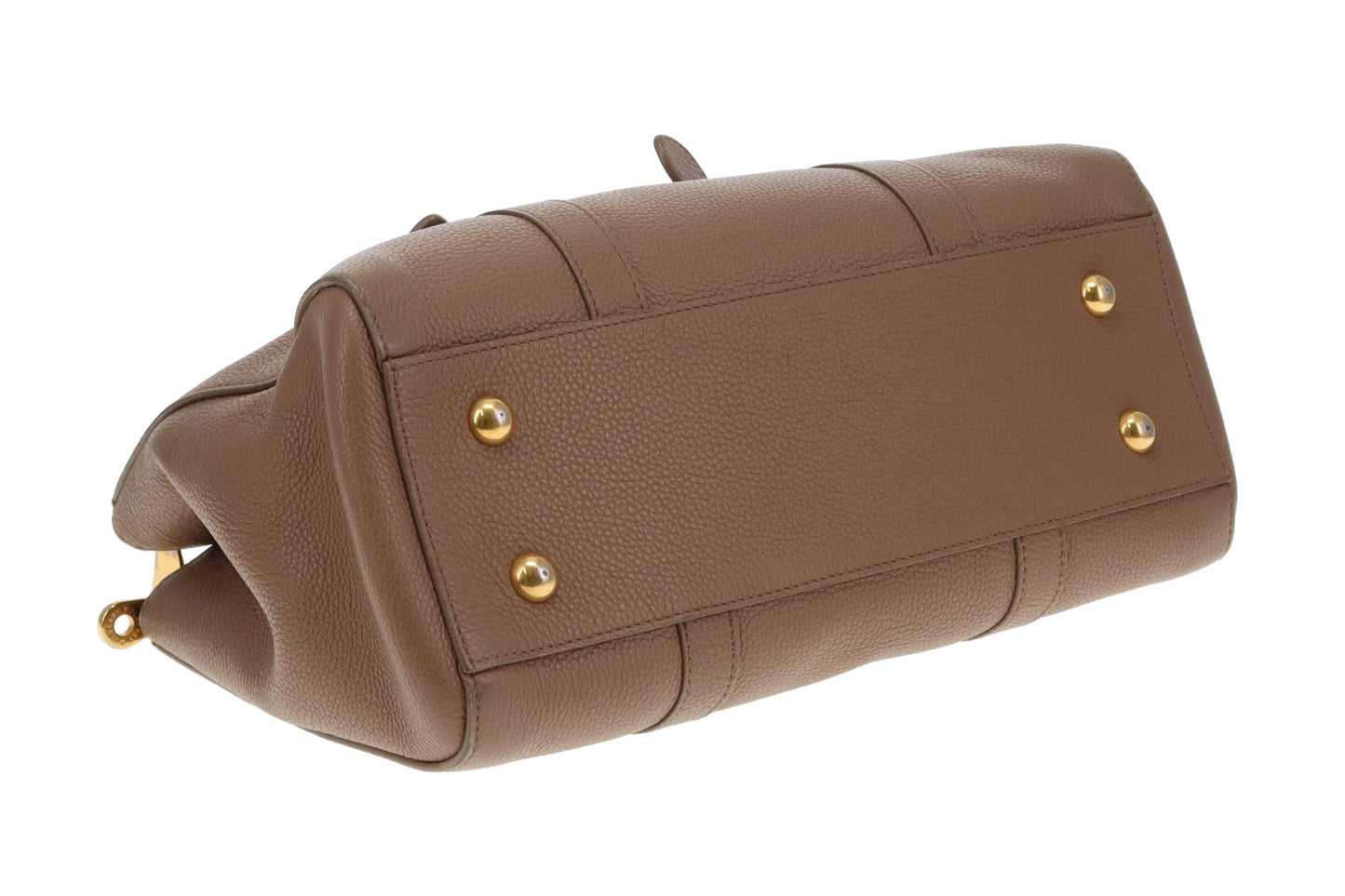 Mulberry Double Zip Bayswater Small Taupe GHW