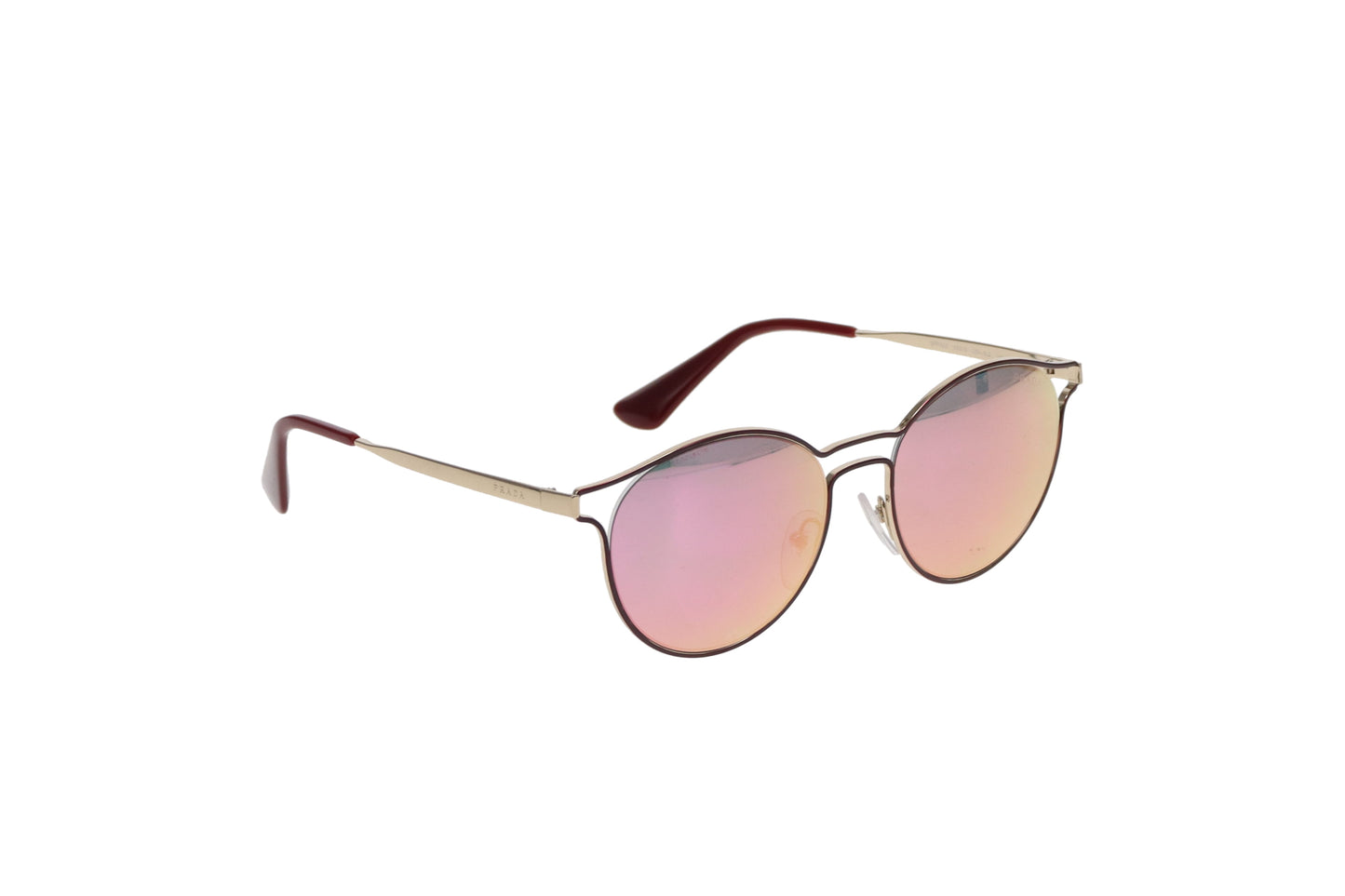 Prada SPR62s Round Pink Hue Sunglasses