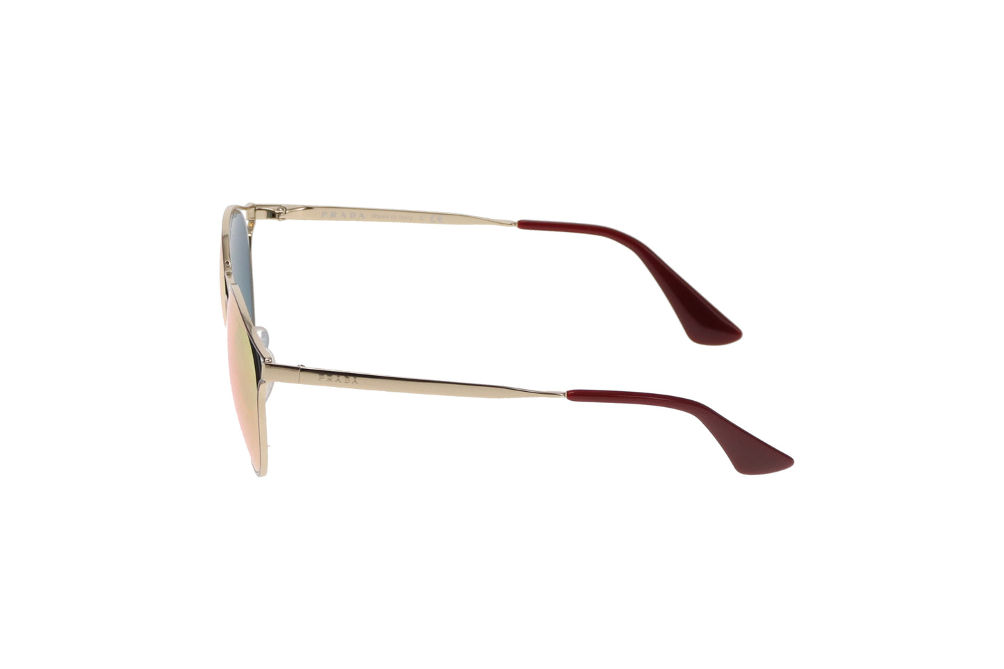 Prada SPR62s Round Pink Hue Sunglasses