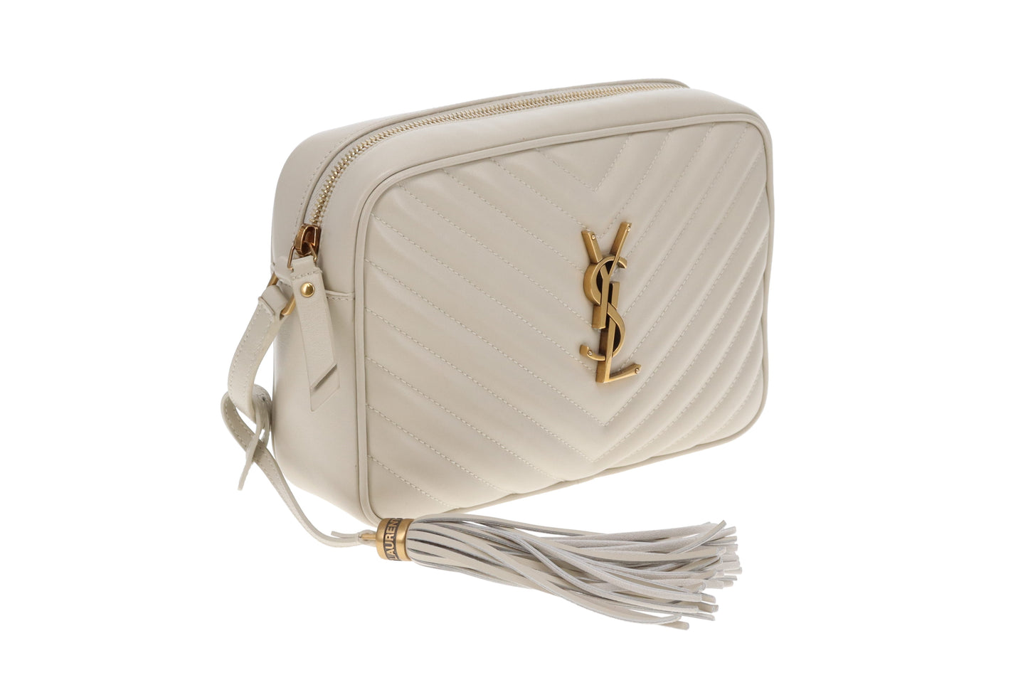 Saint Laurent Lou Camera Bag Blanc Vintage GHW 2022