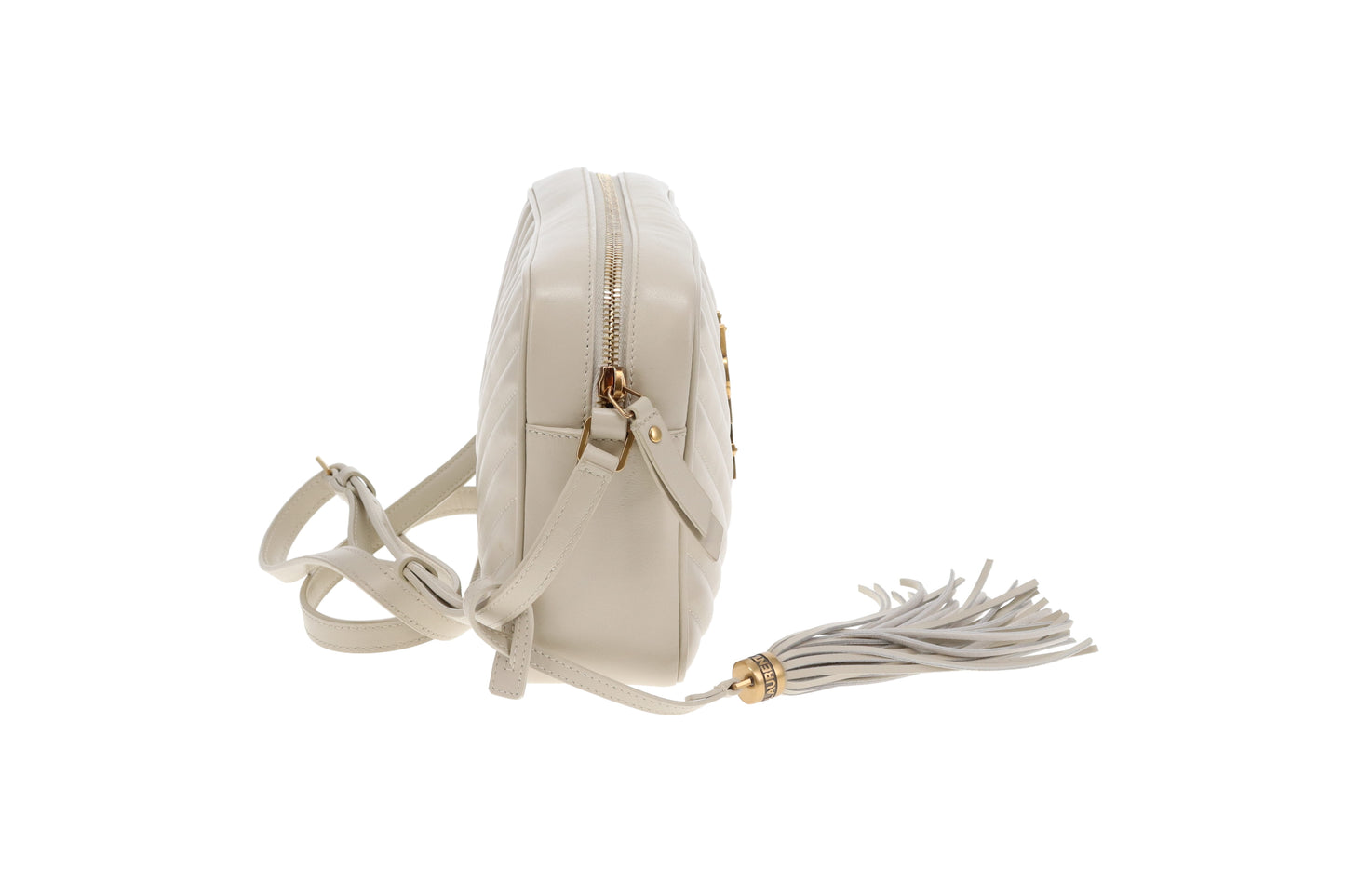 Saint Laurent Lou Camera Bag Blanc Vintage GHW 2022