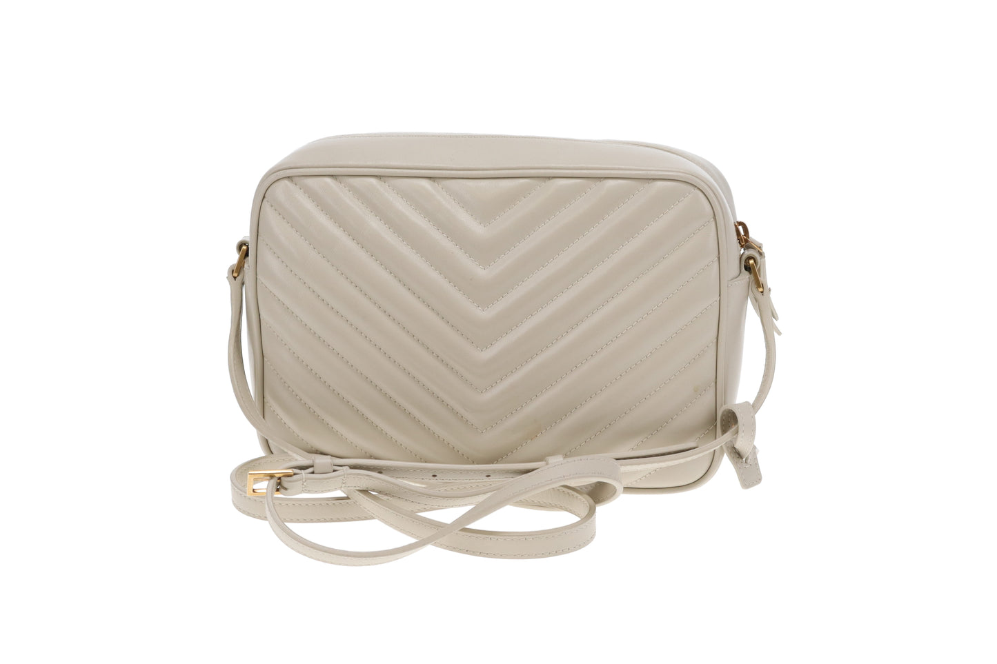 Saint Laurent Lou Camera Bag Blanc Vintage GHW 2022
