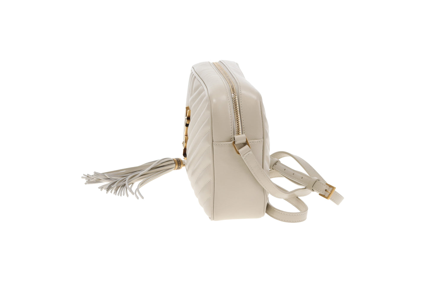 Saint Laurent Lou Camera Bag Blanc Vintage GHW 2022