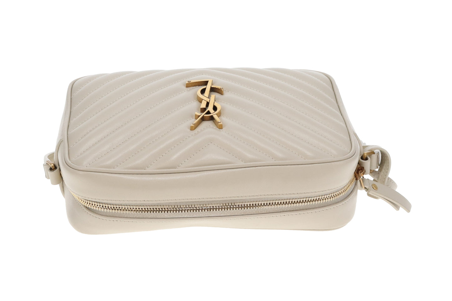 Saint Laurent Lou Camera Bag Blanc Vintage GHW 2022