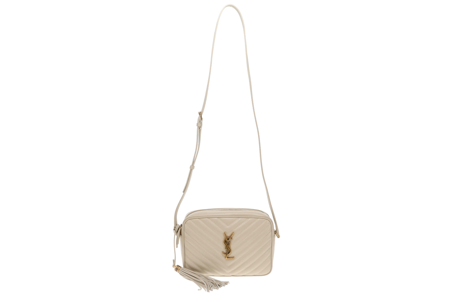 Saint Laurent Lou Camera Bag Blanc Vintage GHW 2022