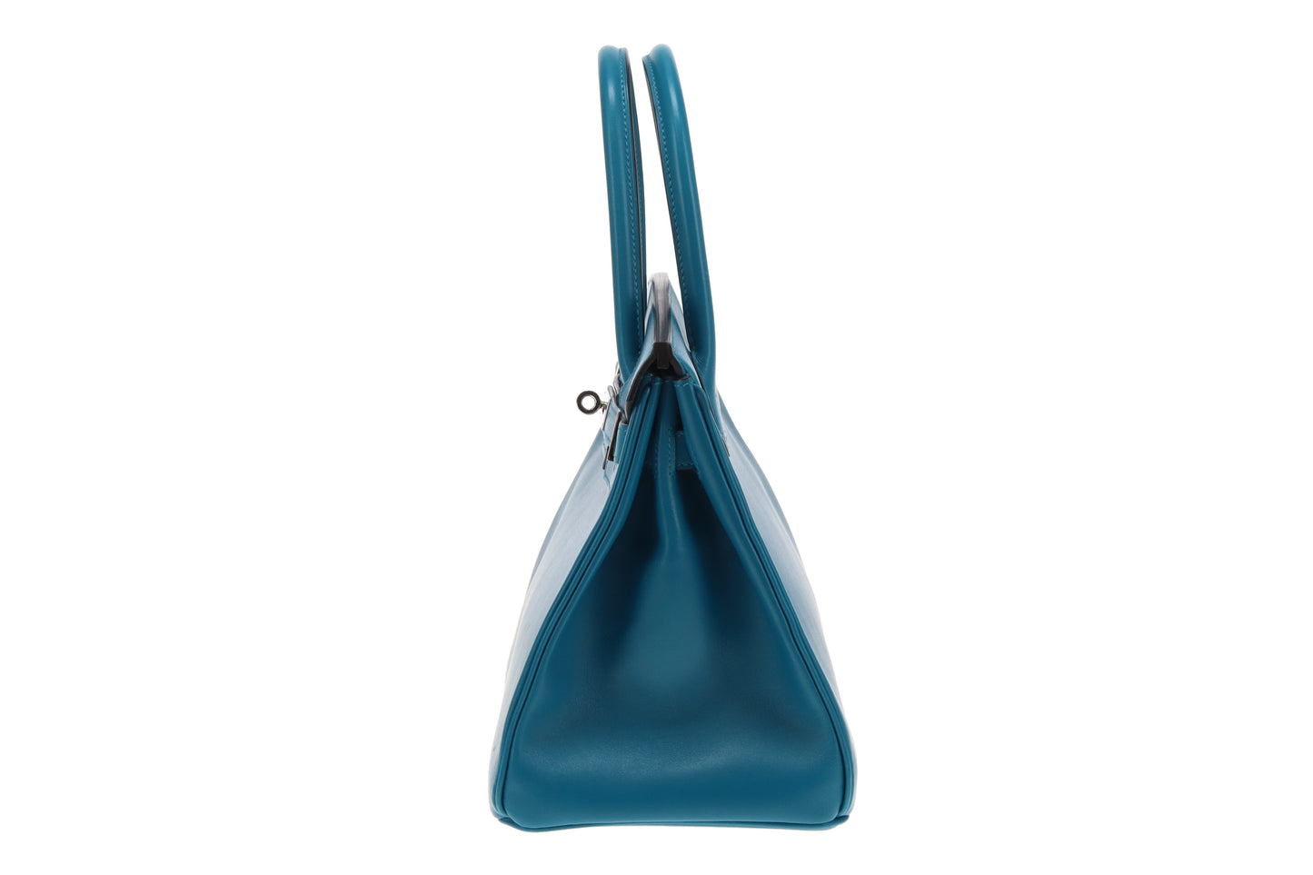 Hermes Bleu Izmir Tadelakt Leather Birkin 30 2018 (C no shape)