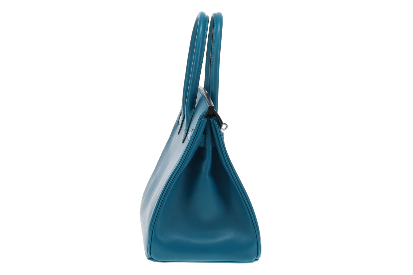 Hermes Bleu Izmir Tadelakt Leather Birkin 30 2018 (C no shape)