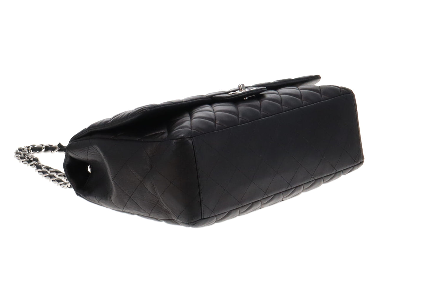 Chanel Black Lambskin Classic Maxi Single Flap 2009/10