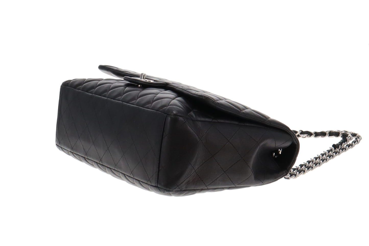 Chanel Black Lambskin Classic Maxi Single Flap 2009/10