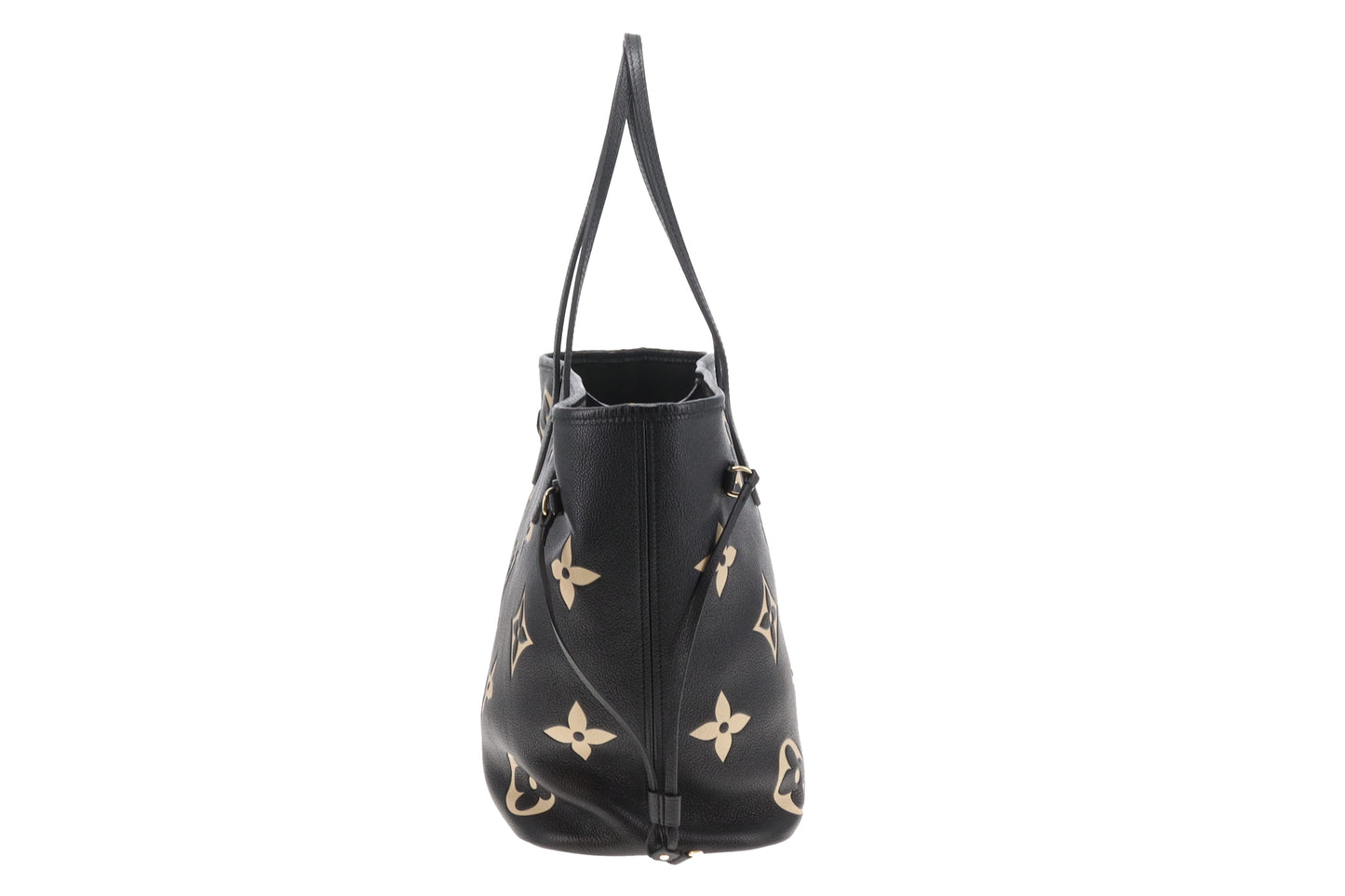 Louis Vuitton Neverfull MM Empreinte Bi-Colour Black & Cream With Pochette