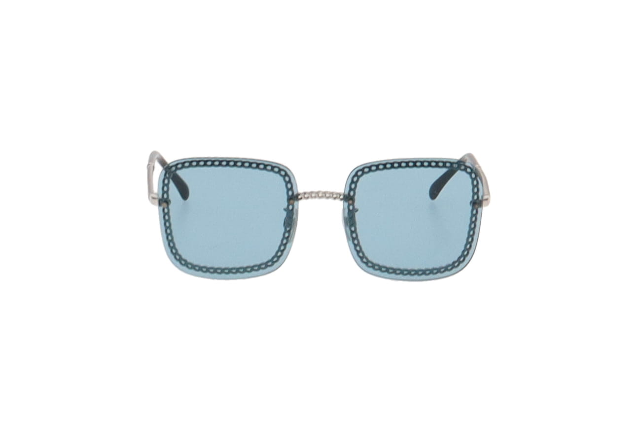 Chanel sunglasses shop blue lens