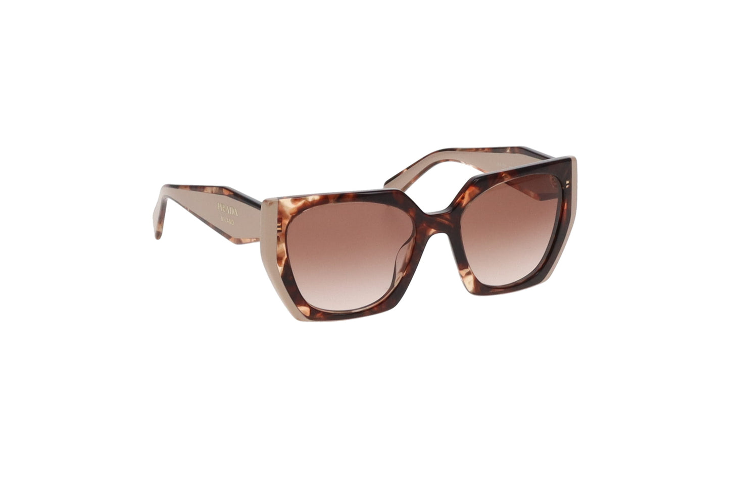 Prada Caramel Tortoise and Pink SPR 15W Sunglasses