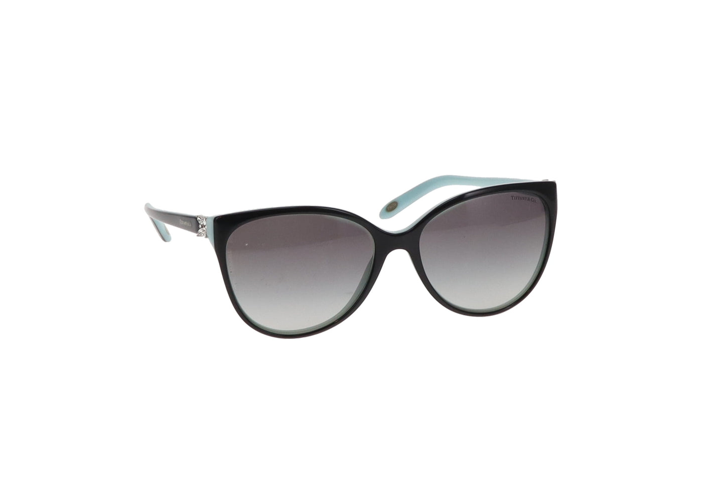 Tiffany & Co Black/Blue TF4089 Cat Eye Sunglasses