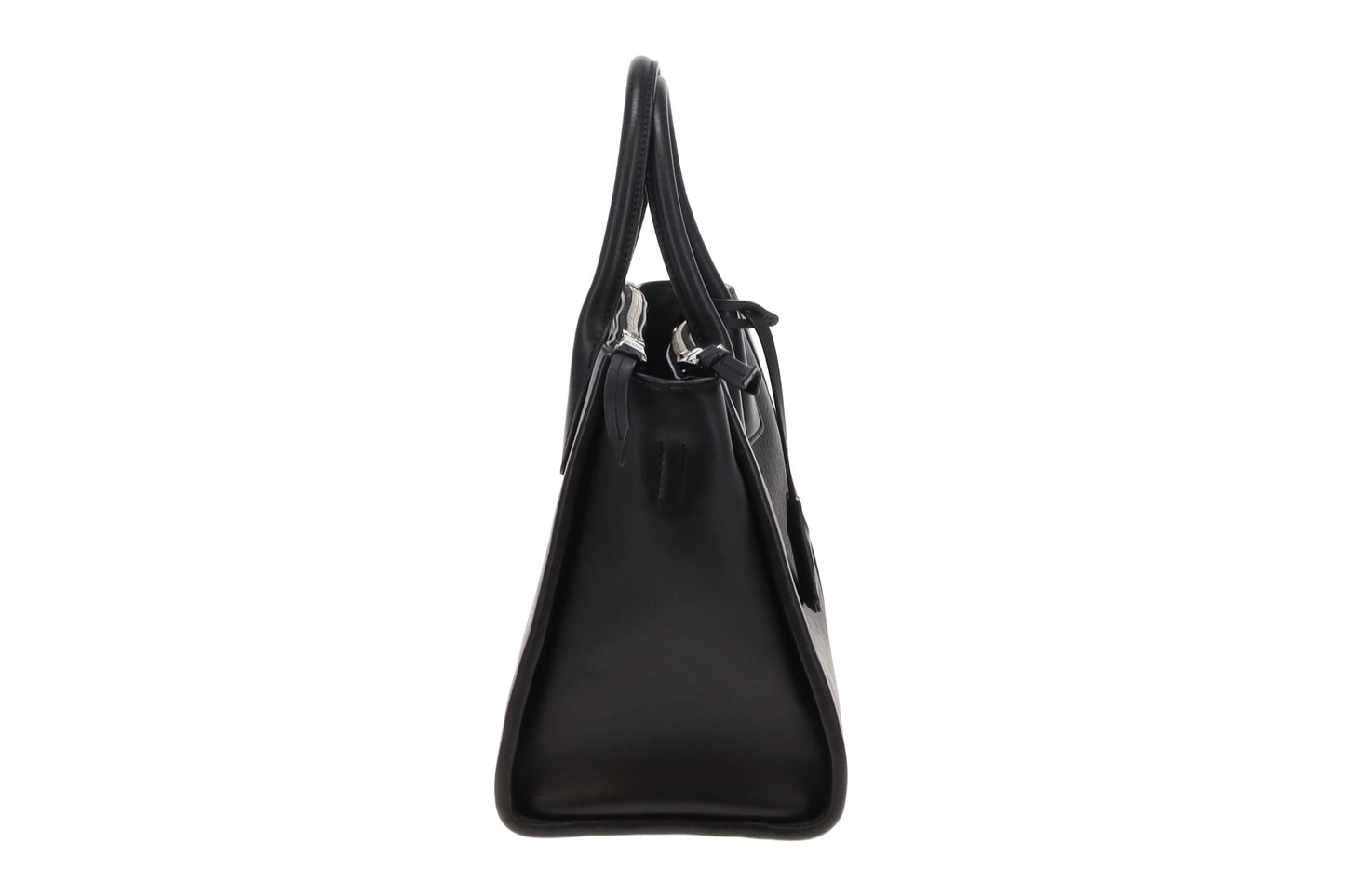 Prada Black Leather SHW Concept Tote with Strap