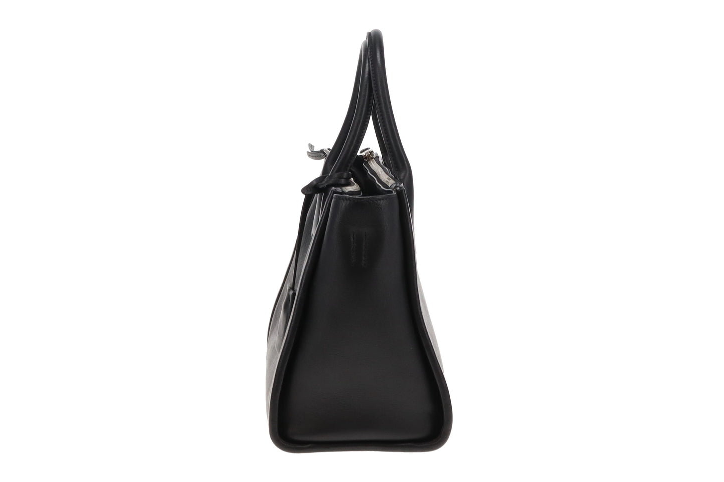 Prada Black Leather SHW Concept Tote with Strap