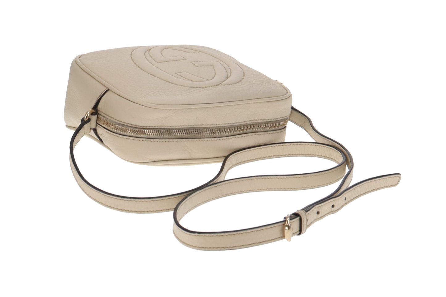 Gucci Cream Soho Disco Crossbody