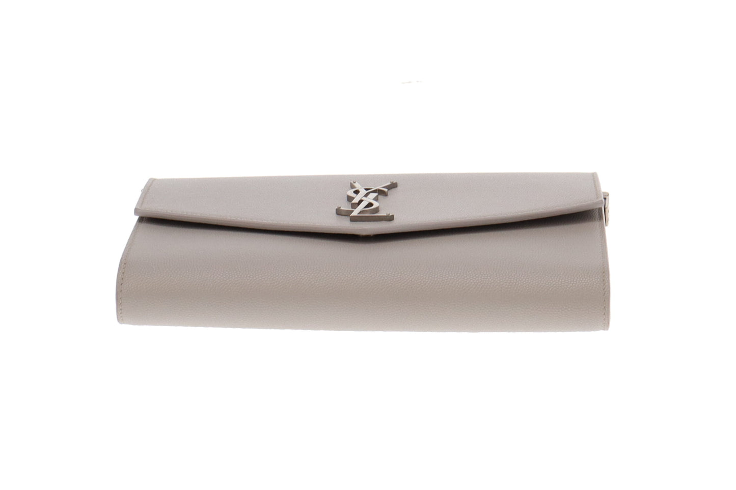 Saint Laurent Pale Grey Uptown Mini Strap Bag