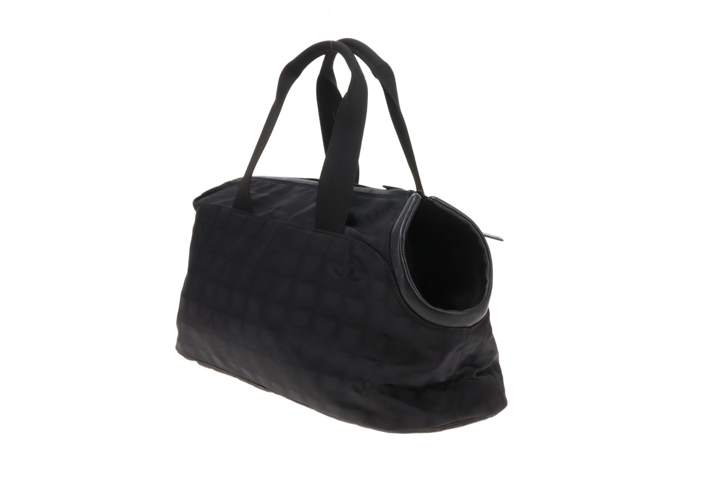 Chanel Dog Carrier Black Travel Ligne 2002/03
