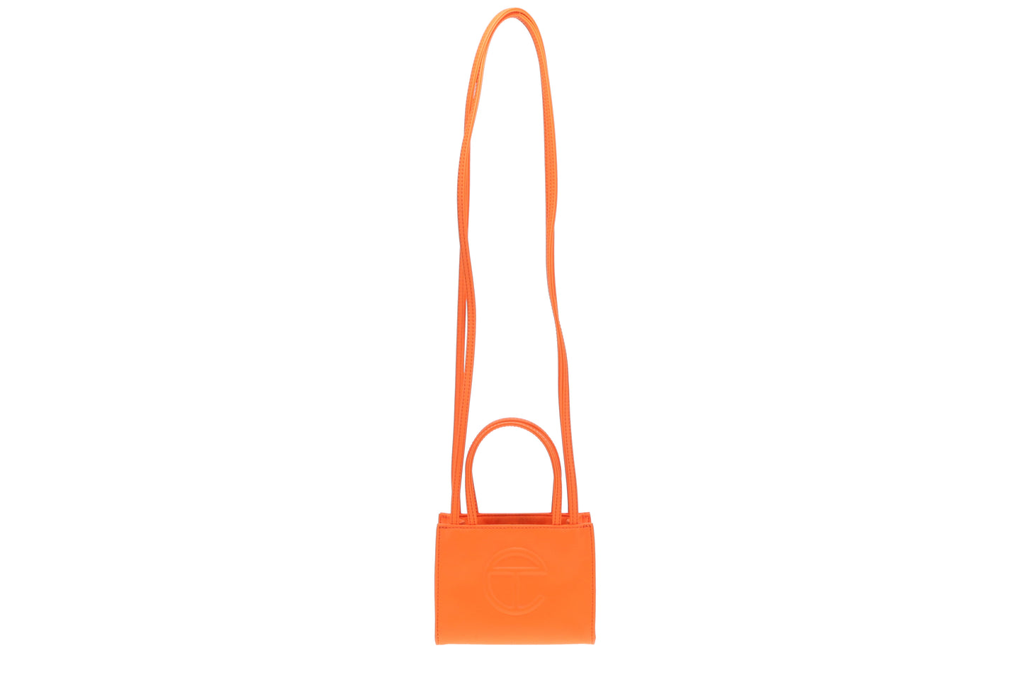 Telfar Small Shopping Bag Vegan Leather Orange