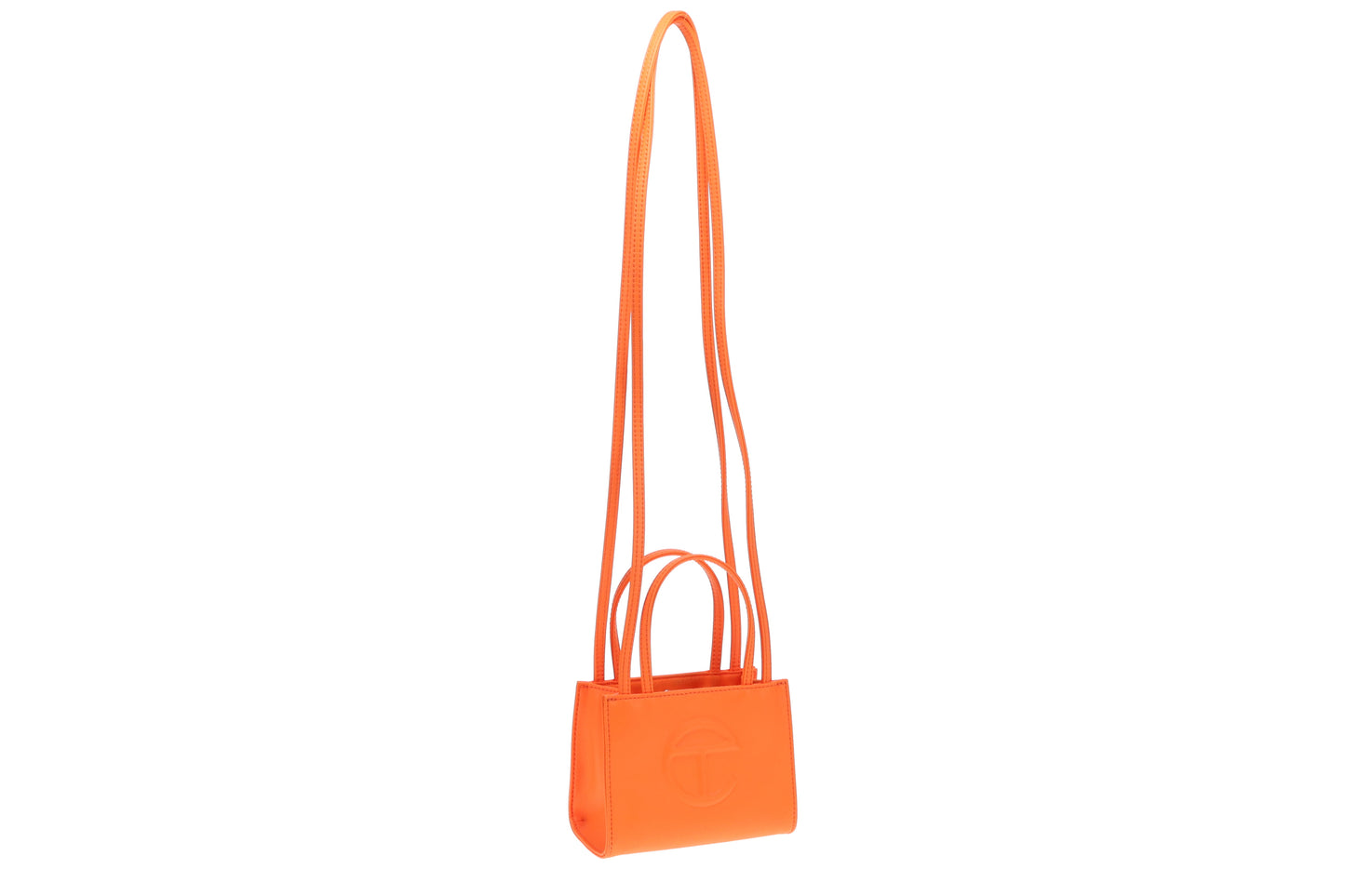 Telfar Small Shopping Bag Vegan Leather Orange
