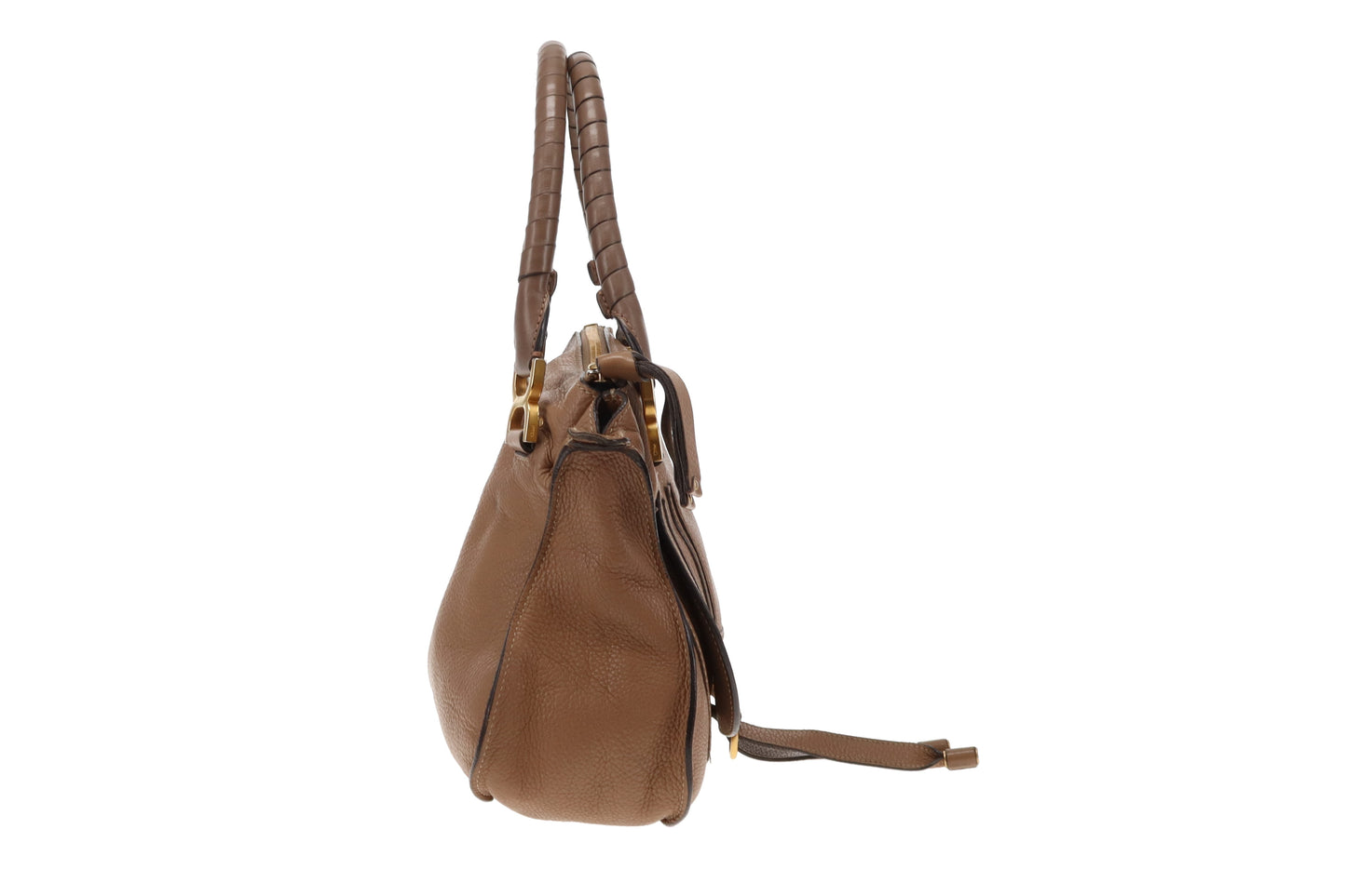 Chloe Brown Leather Medium Marcie Satchel