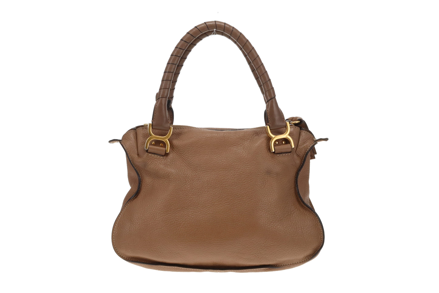 Chloe Brown Leather Medium Marcie Satchel