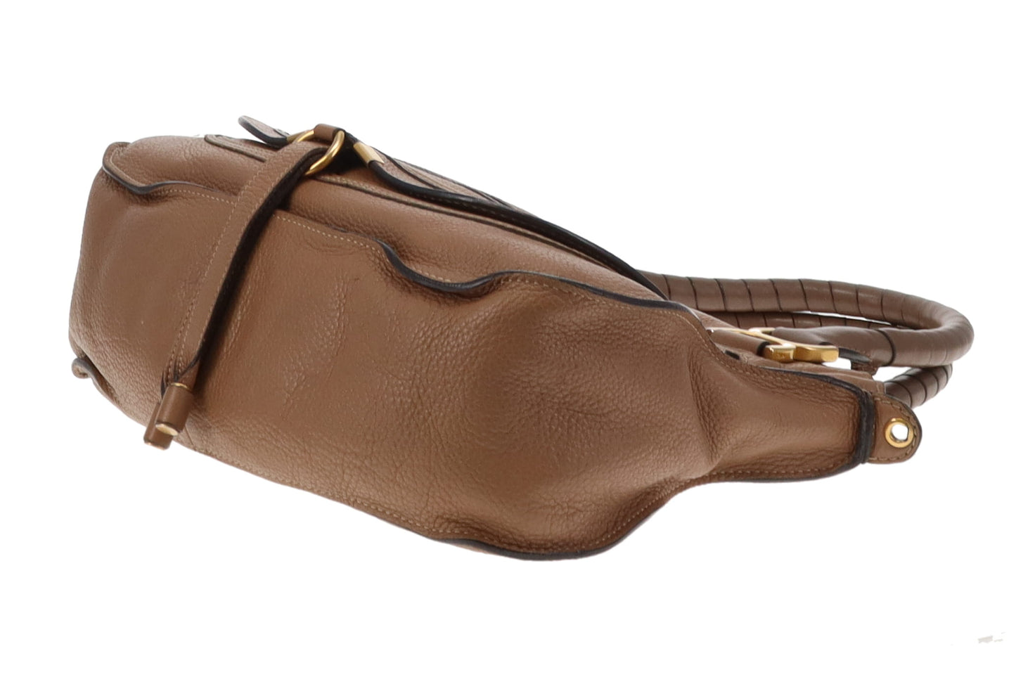 Chloe Brown Leather Medium Marcie Satchel