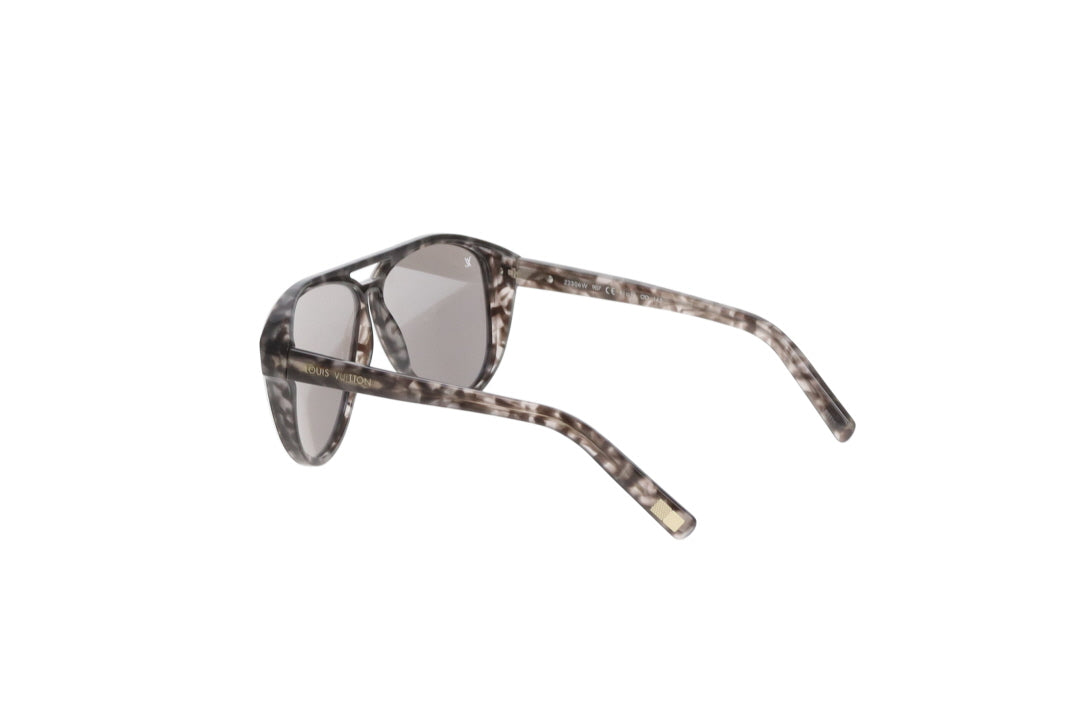 Louis Vuitton Tortoise Shell and White Frame Mowani Sunglasses Z2306W