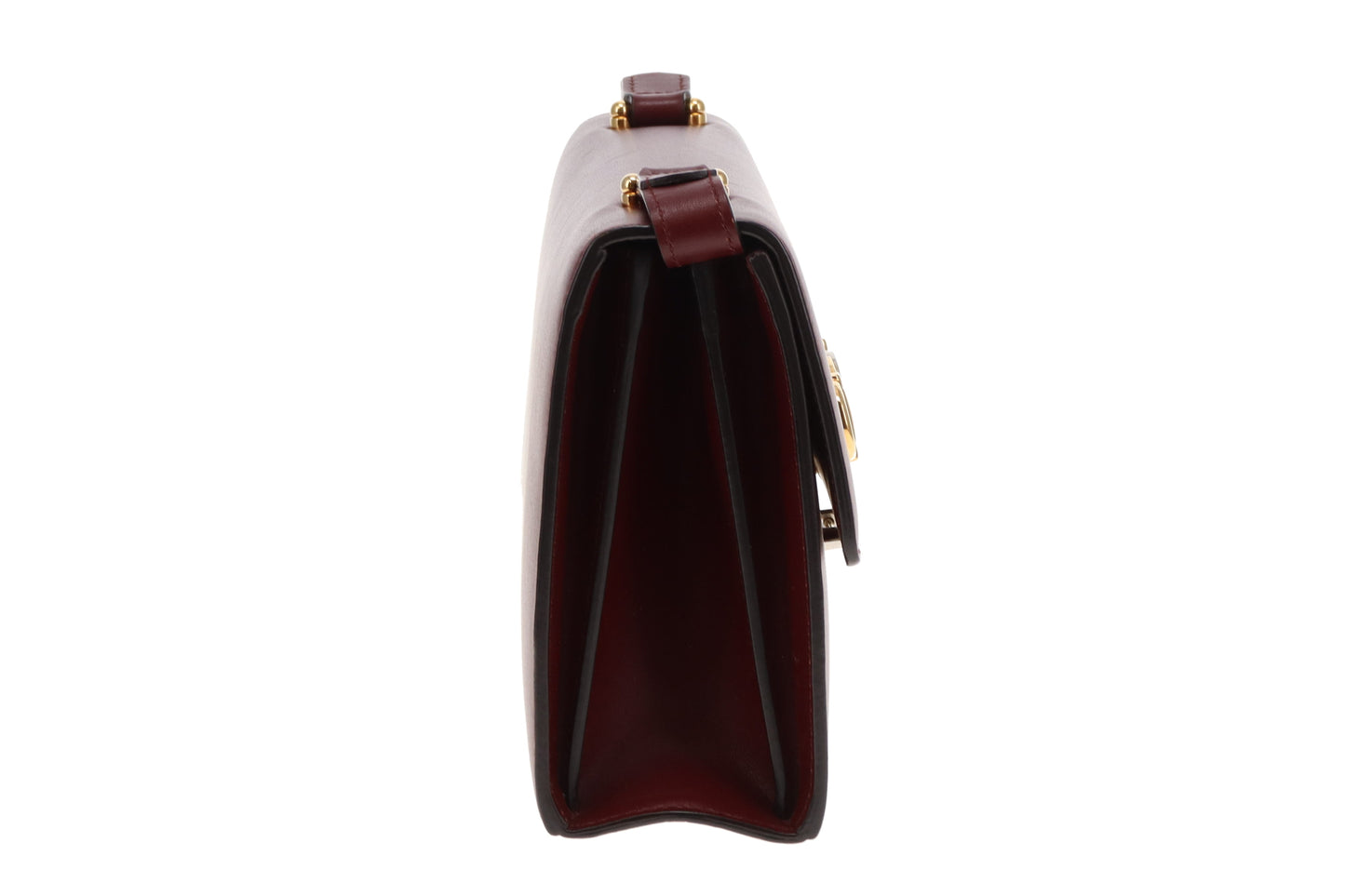 Gucci Zumi Flap Crossbody Bag In Merlot