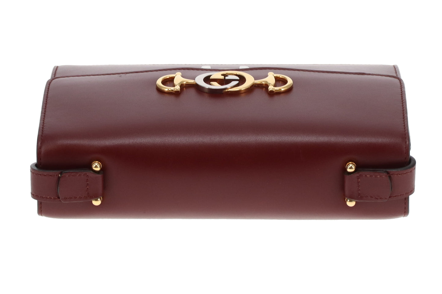Gucci Zumi Flap Crossbody Bag In Merlot