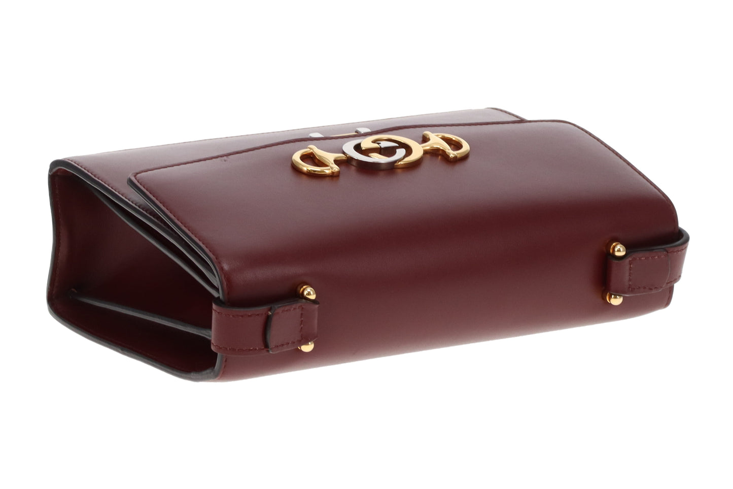 Gucci Zumi Flap Crossbody Bag In Merlot