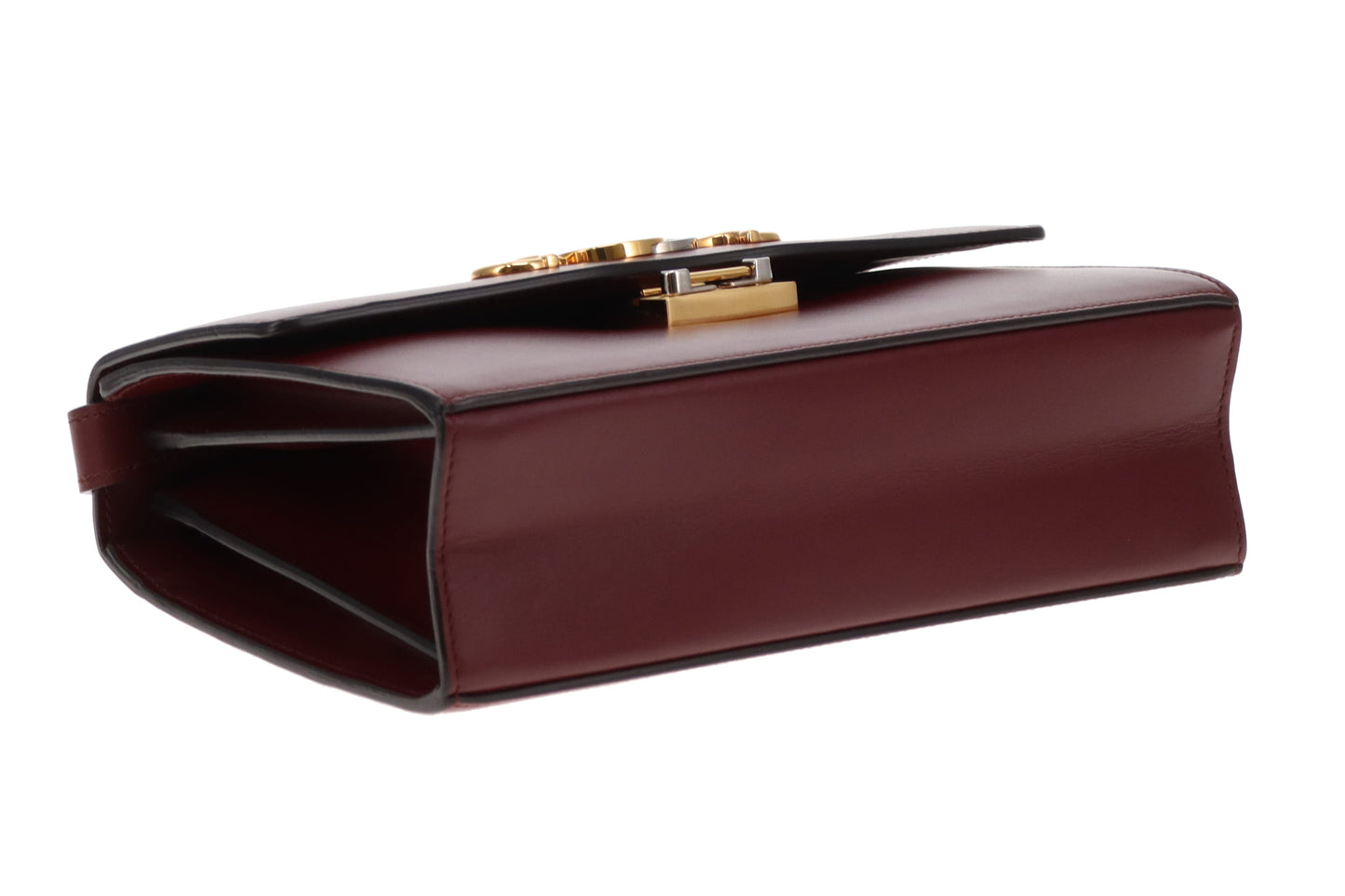 Gucci Zumi Flap Crossbody Bag In Merlot