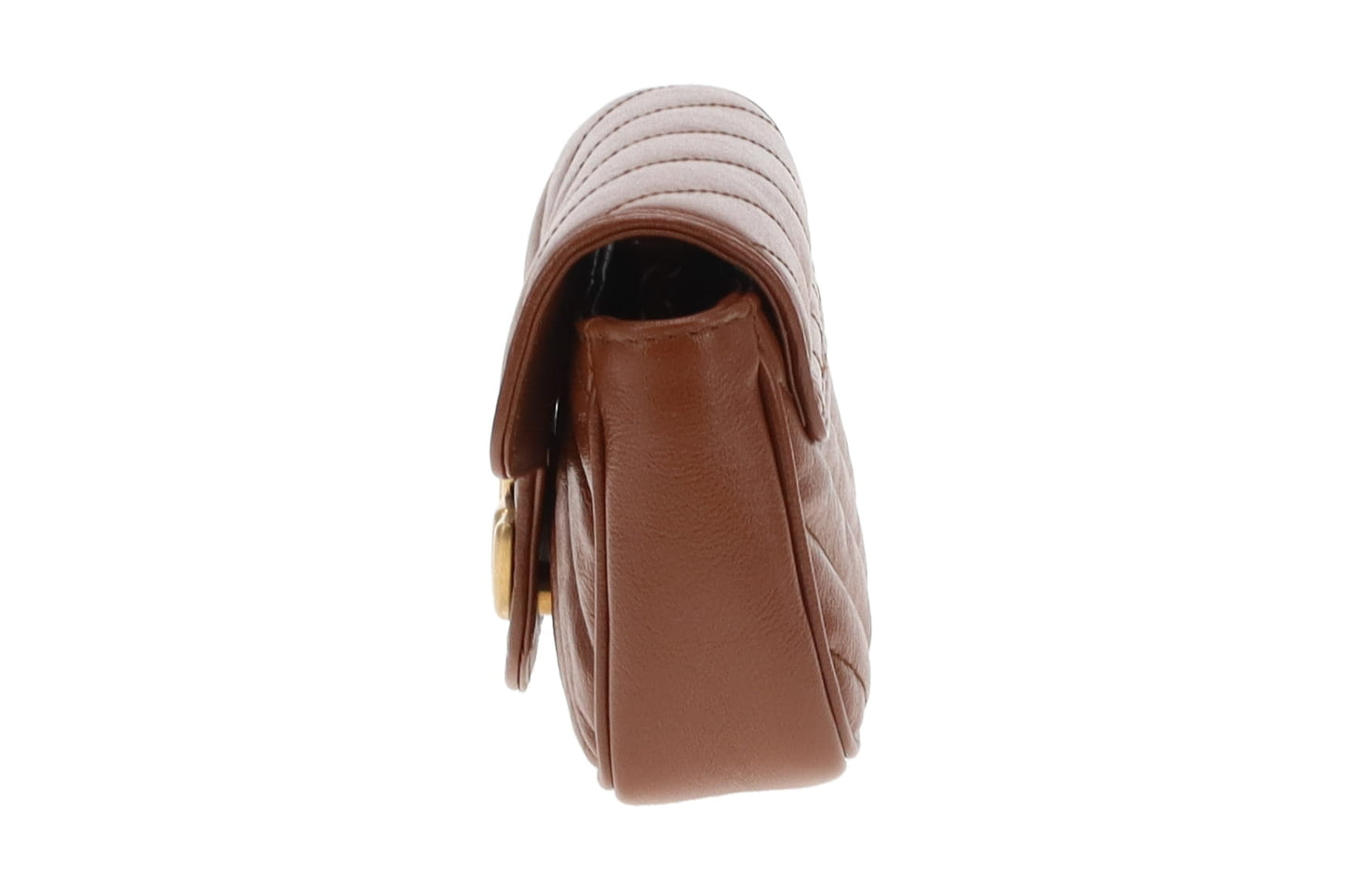 Gucci Marmont Supermini Brown Leather GHW