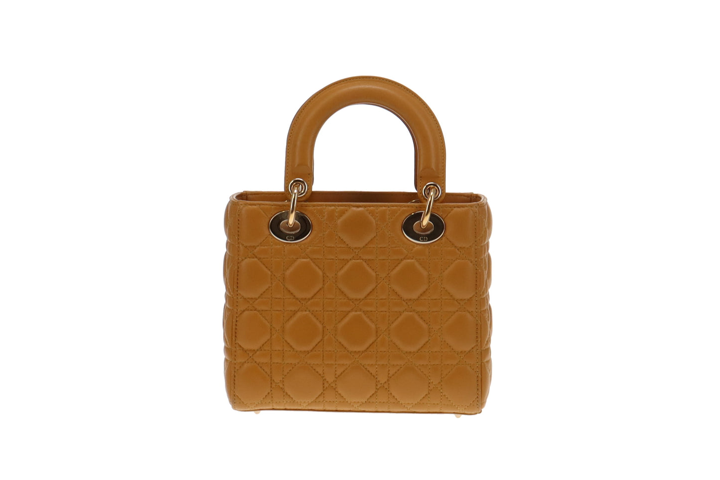 Dior Mustard Cannage Lambskin My ABC Small Lady Dior