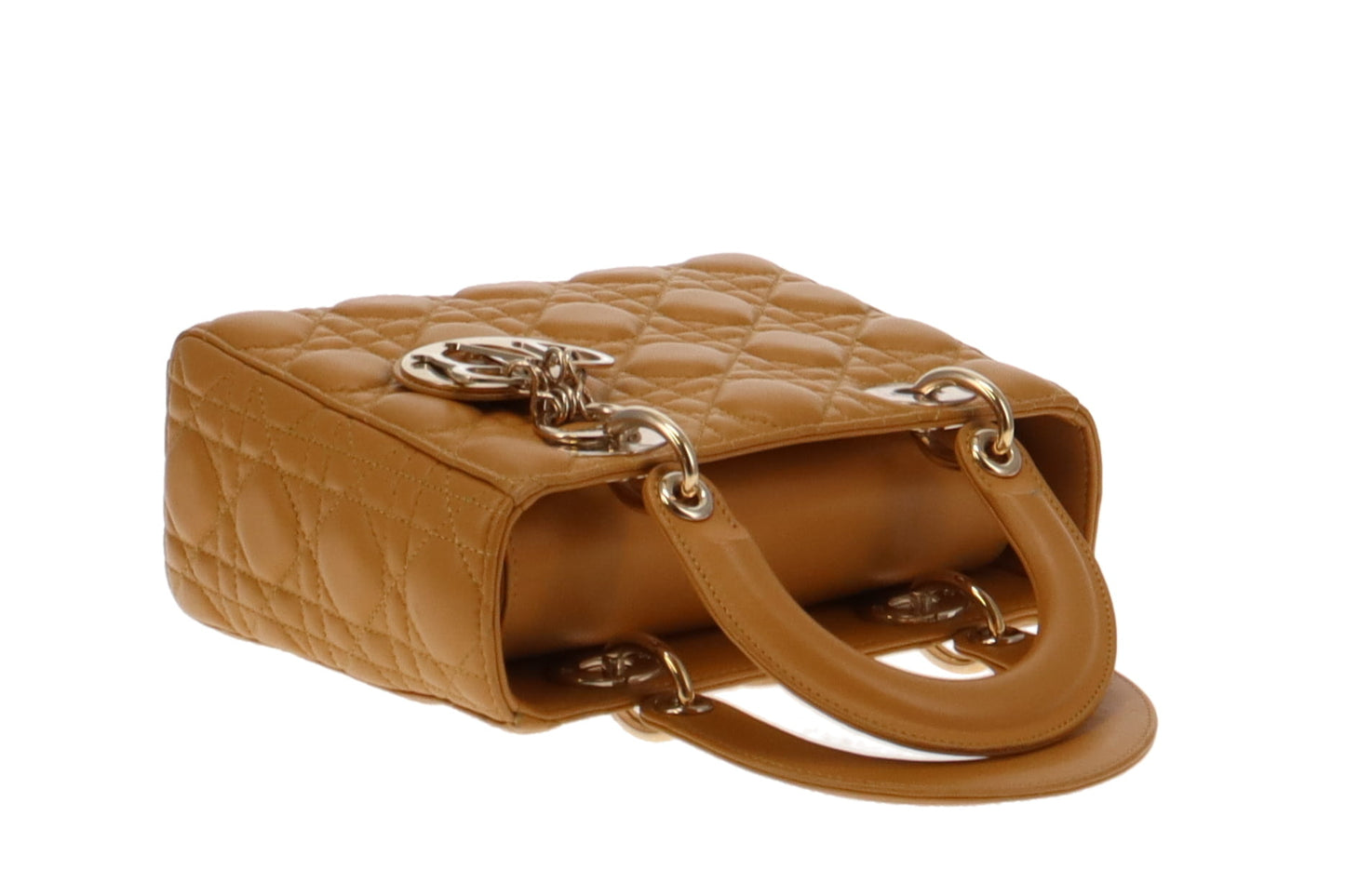 Dior Mustard Cannage Lambskin My ABC Small Lady Dior