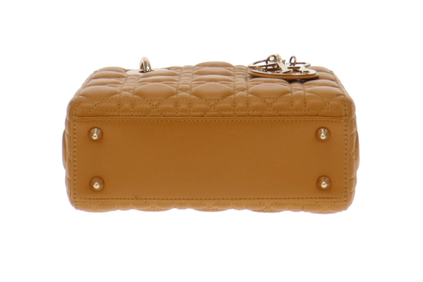 Dior Mustard Cannage Lambskin My ABC Small Lady Dior
