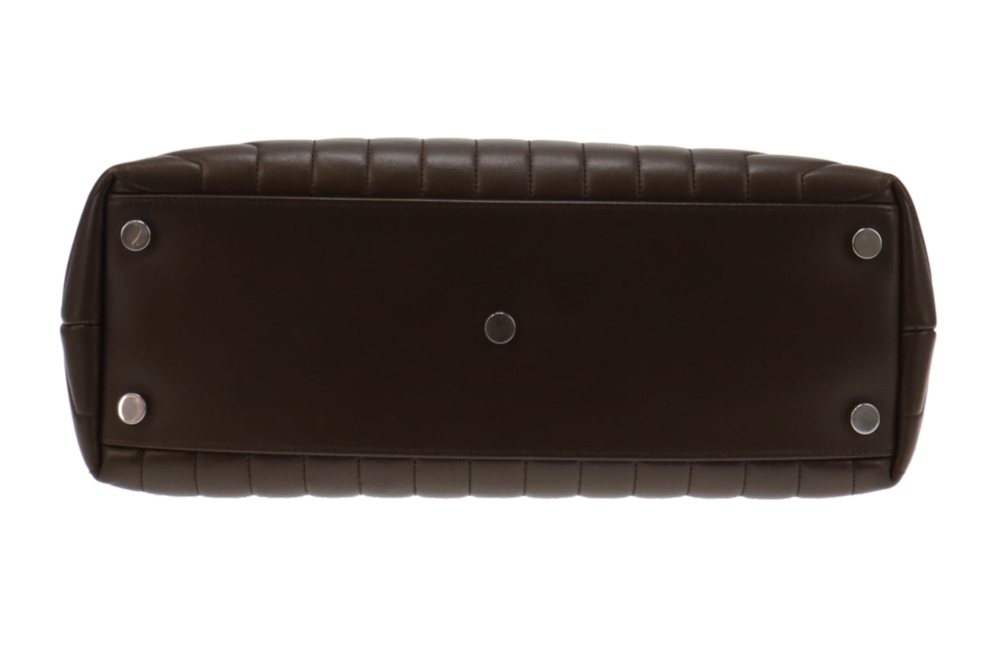Saint Laurent Khaki Leather Large Loulou