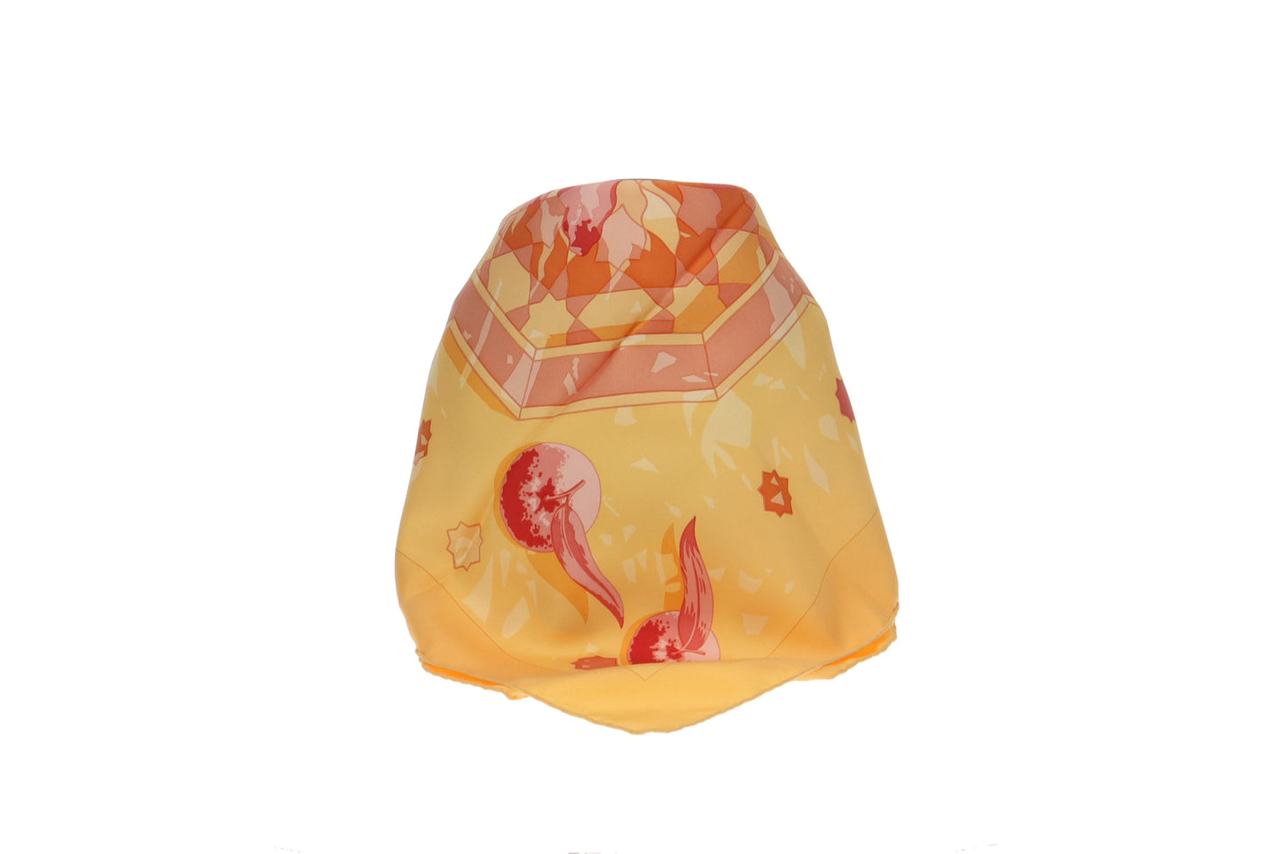 Hermes 100% Silk Sous Les Orangers 90x90cm Scarf