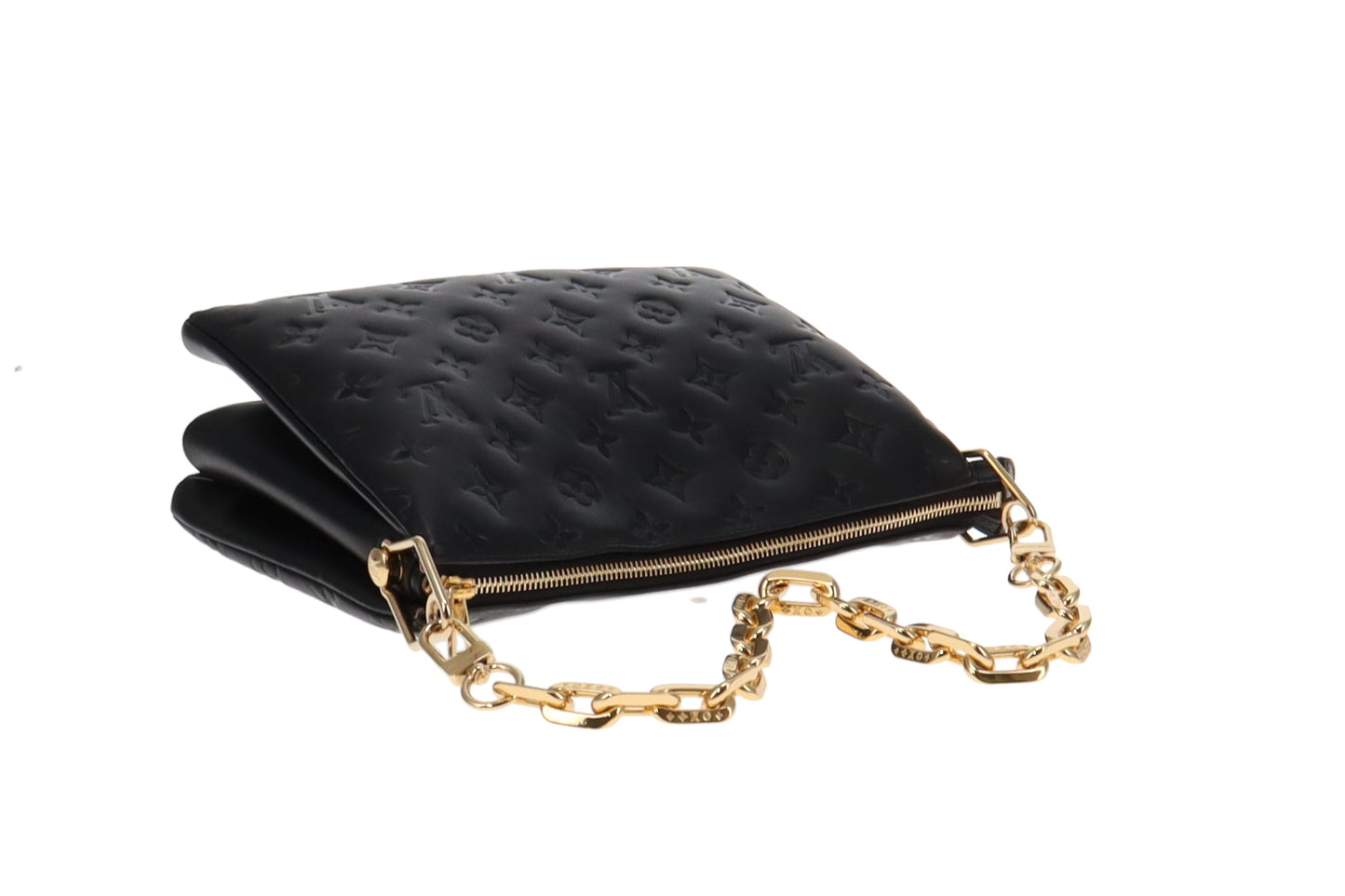 Louis Vuitton Black Lambskin Coussin PM (NFID Chip)