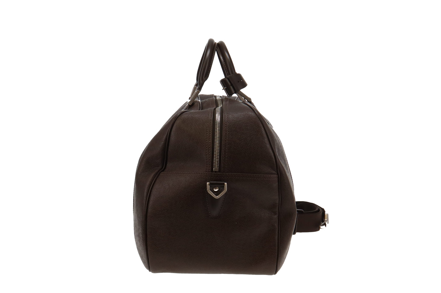 Louis Vuitton Taiga Leather Kendall Travel Bag Brown