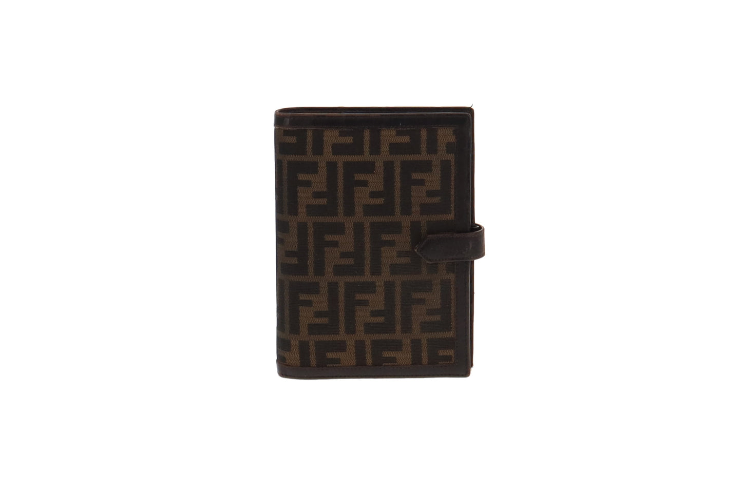 Fendi Vintage Agenda Cover Zucca Canvas & Leather Medium