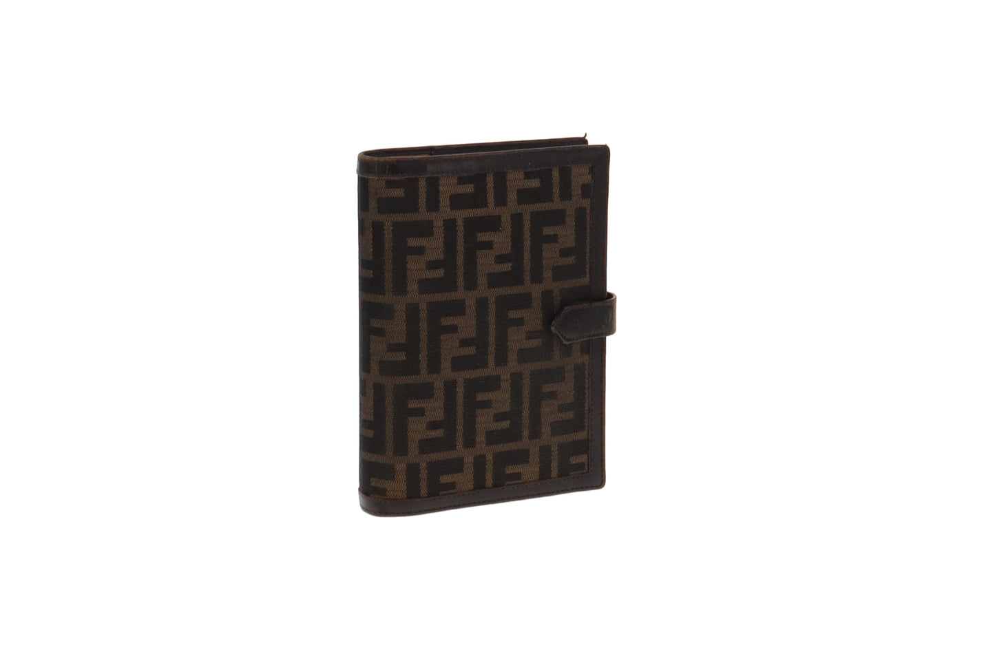 Fendi Vintage Agenda Cover Zucca Canvas & Leather Medium