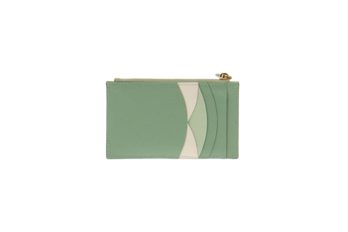 Prada Aqua/Aquamarine Saffiano Card Holder