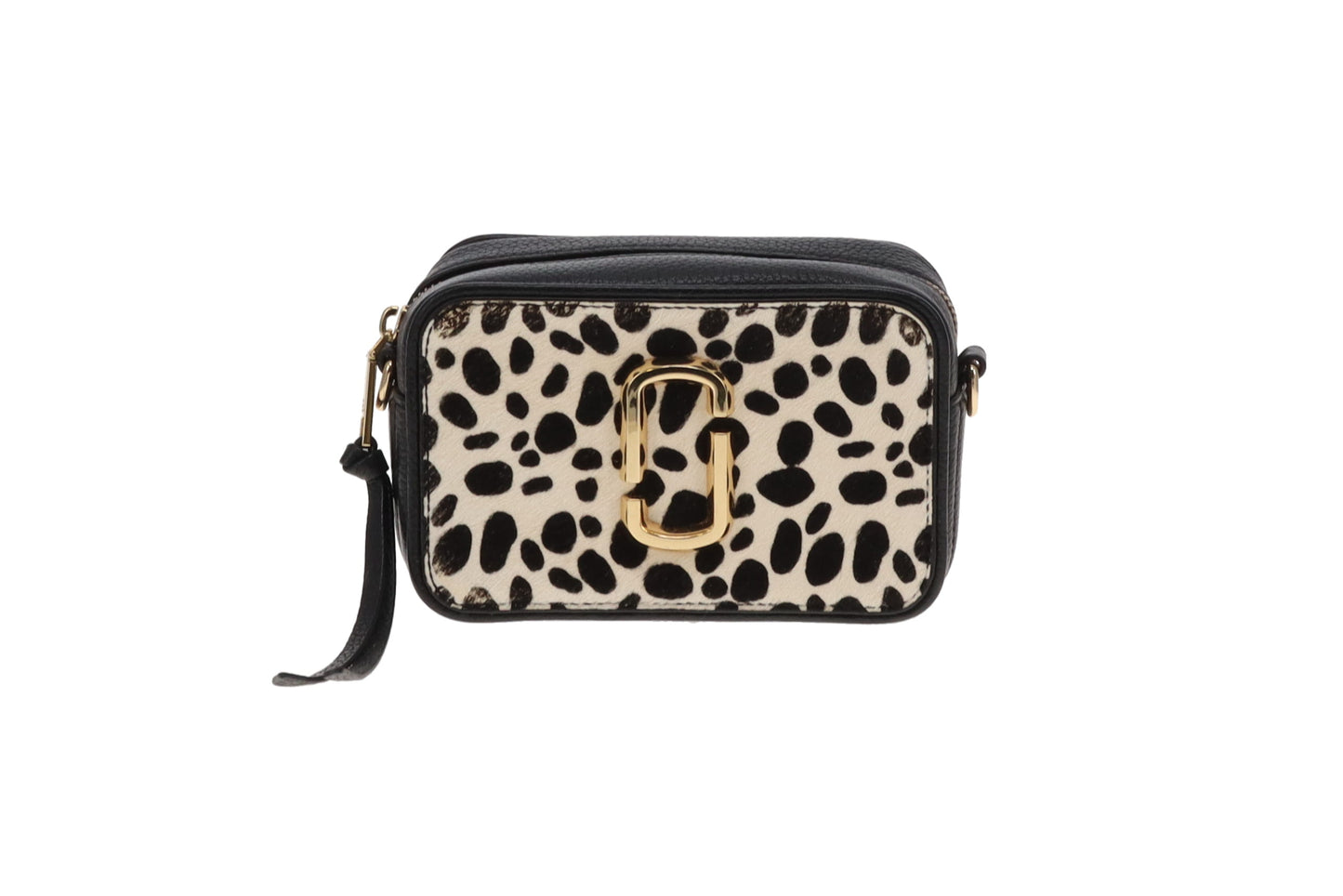 Marc Jacobs Black/White Pony and Leather Hair Softshot 17