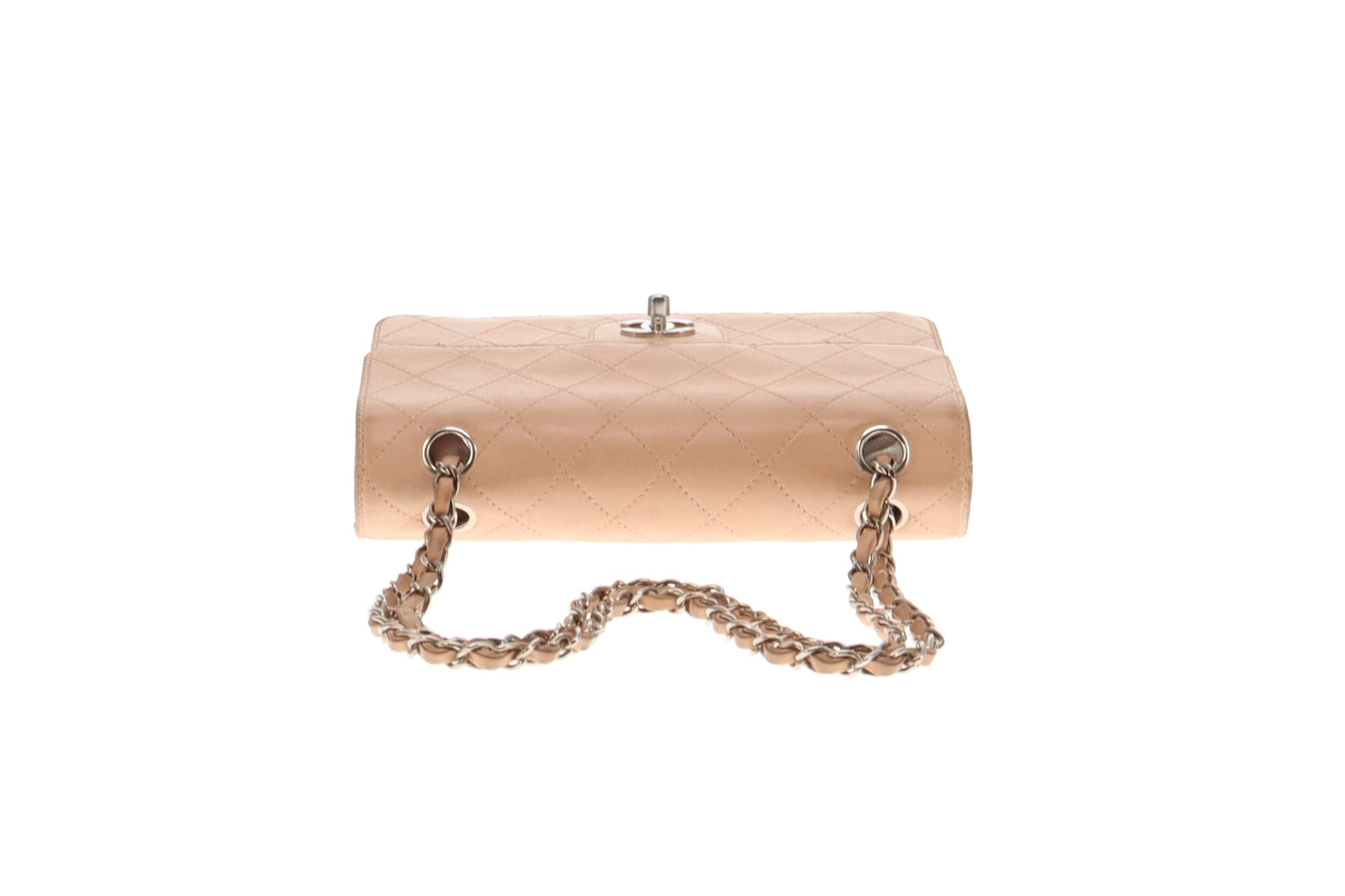 Chanel Beige Leather Vintage Seasonal Single Flap Bag 1997/99