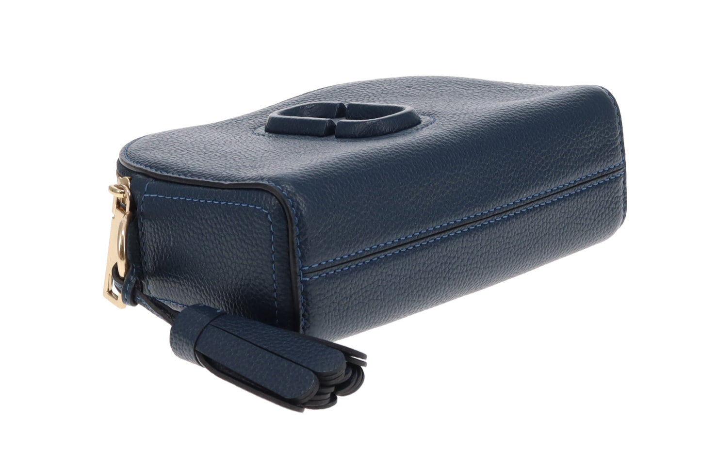 Marc Jacobs Shutter Crossbody Navy Leather