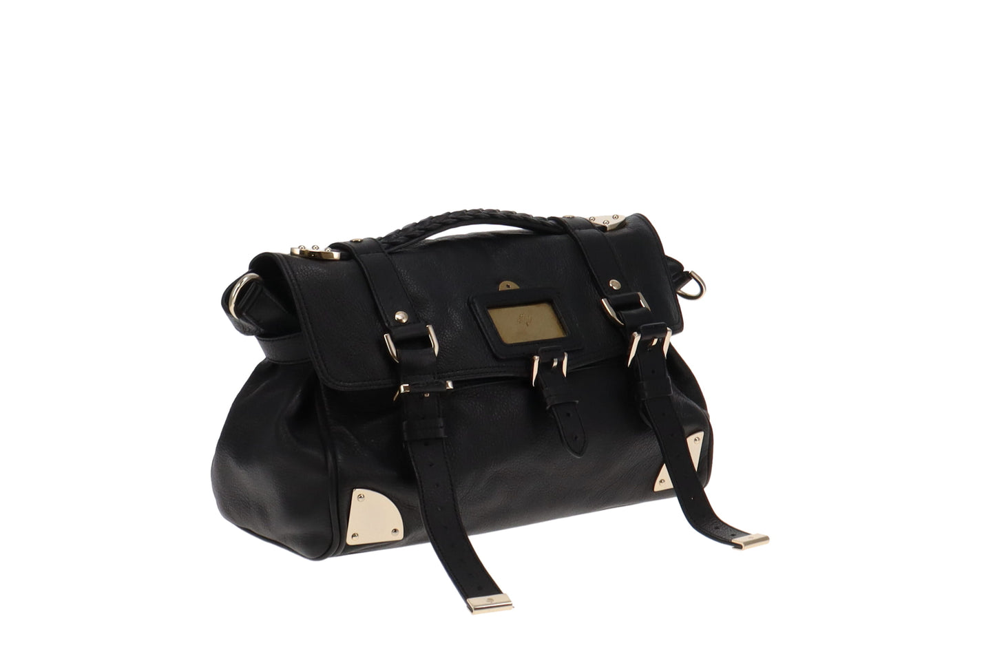 Mulberry Ltd Edt Alexa Travel Day Bag Black With Strap GH