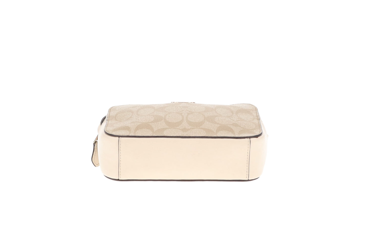 Coach Mini Camera Bag Beige Signature