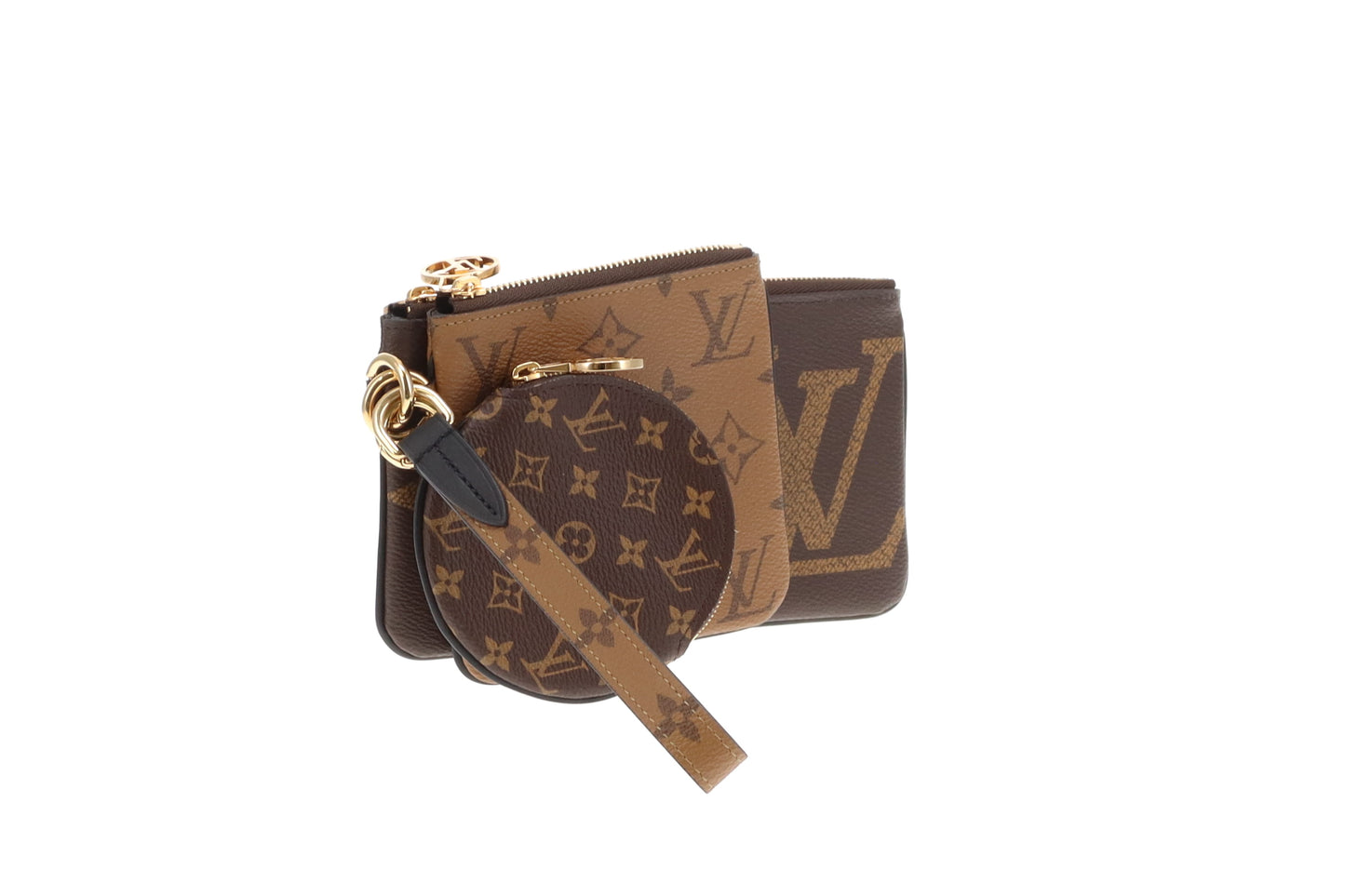 Louis Vuitton Trio Pouches Reverse Monogram (NFID)